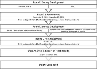 Attaining expert consensus on diagnostic expectations of primary chronic pain diagnoses for patients referred to interdisciplinary pediatric chronic pain programs: A delphi study with pediatric chronic pain physicians and advanced practice nurses